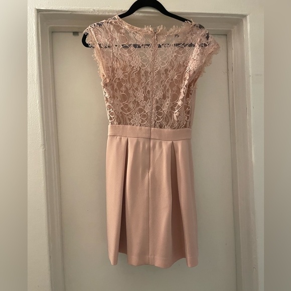 BCBGeneration Pink Semi Lace Mini Dress size 2 - Picture 6 of 9
